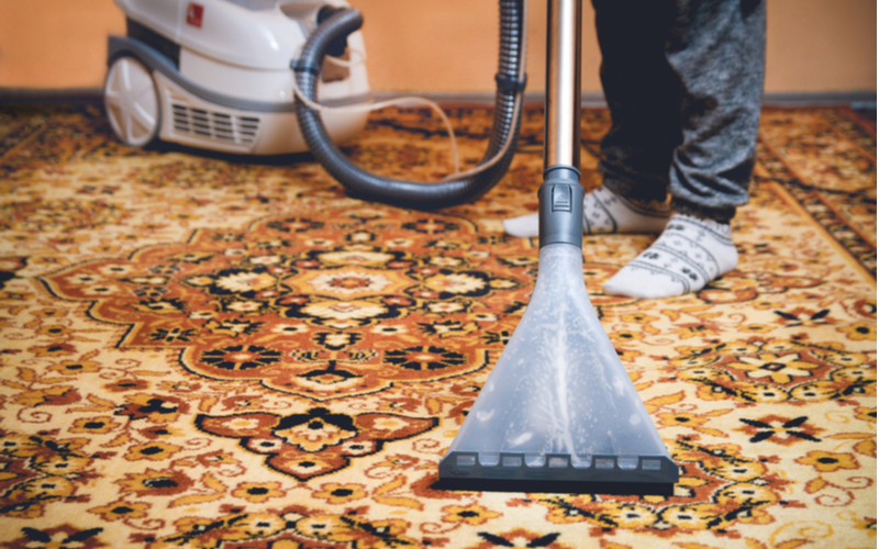 Vacuum clean the rugs frequently