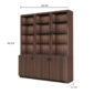 Crockery Unit - 6 Doors – Chestnut Finish - In Kolkata