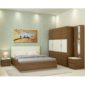 Callum XXL Room Package in Ivory White & Jungle Wood Finish